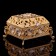 Casket "Grace", with a mirror, 5.8 × 5.8 × 4.4 cm, with crystals