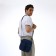 Male bag over the shoulder, textura, textiles, blue color