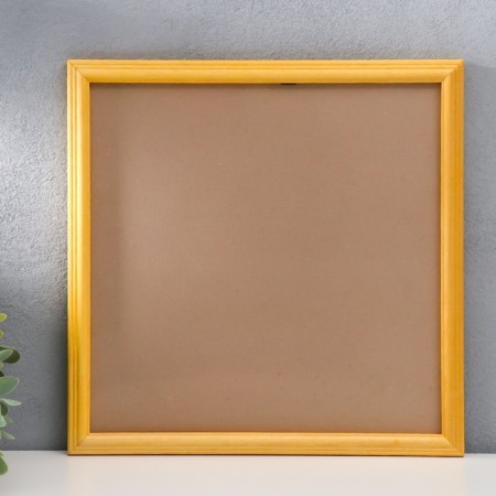 Photo frame wood 30x30 cm pine, mix (plastic screen)