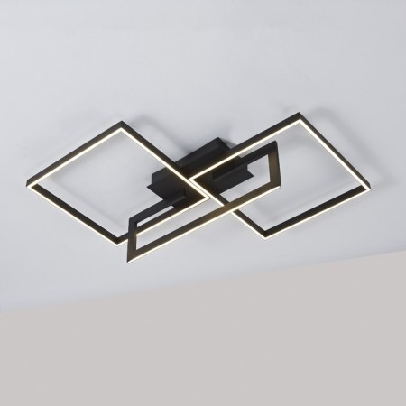 Ceiling light mantra mural, LED, 3840LM, 3000K, 700x600x190 mm, black color-1