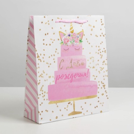 Gift Package Laminated, Packaging, Happy Birthday, ML 21 x 25 x 8 cm-2