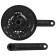 System 24/34/42t, 170 mm, square, aluminum