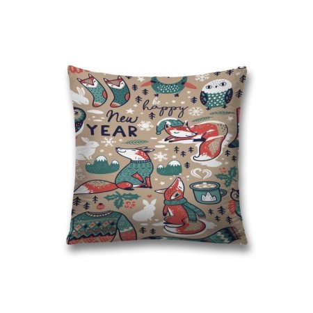 Pillowess decorative "Fox Alice", on a zipper, size 45x45 cm
