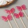 Silicone Mold for candies and chocolate "Butterflies", 5 × 3.5 cm, the color is transparent