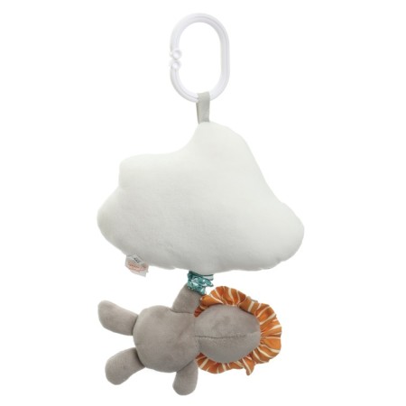 Musical Suspension "Leon Lion", with a squeak, on a crib, stroller, crumb I-11