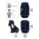 AMAROBABY BRILIANT, ISOFIX fastening, class D, group 0+/1/2/3 (0-36 kg), blue color, blue