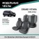 Autorekhli for Suzuki Grand Vitara, 2005-2016, black eco-leather/suede black rhombus