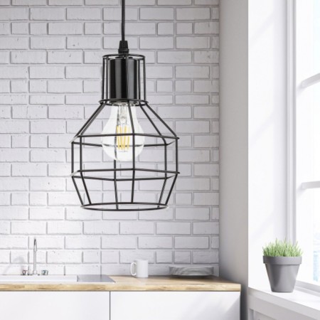Suspension lamp, metal, E27, Max 60W
