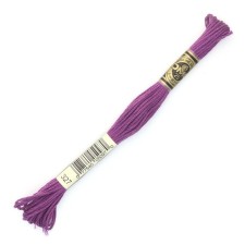 The threads of the DMC 117 (327), 12 pcs. packaged