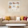 Wall watches with photo frames "Family", silent, 41 x 46 cm, white, aa