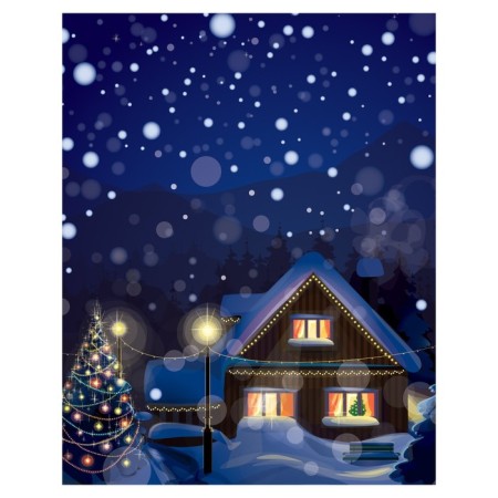 Pillow Roller "New Year's fairy tale, decorative, size 16x45 cm-1