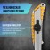 A universal tundra knife, a rubberized metal case, a screw lock, 18 mm