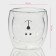 Glass glass with double walls of the Bear -Bear, 200 ml, 9 × 9 cm