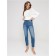 Women's jeans with a high landing CONTE Elegant Mom Fit, size M, color Mid Blue