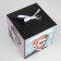 Gift folding box, packaging, ART, 18 x 18 x 18 cm