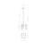 Suspended lamp 40W, 1HE14, 2.6x1.5x1.5 cm, nickel