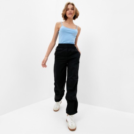 Cargo pants women's minku: Casual Collection Black color, rr 46-5