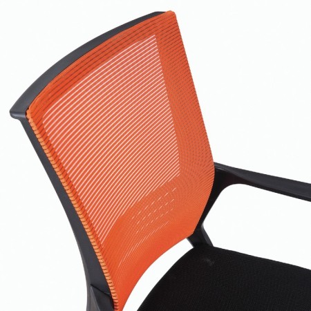 Brabix armchair "Balance MG-320", with armrests, combined black/orange-5