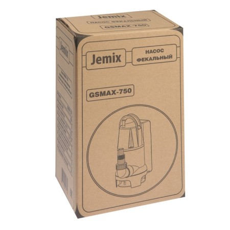 Fecal pump Jemix GSMAX-750, 750 W, pressure 8 m, 208 l/min, particle diameter 35 mm-5