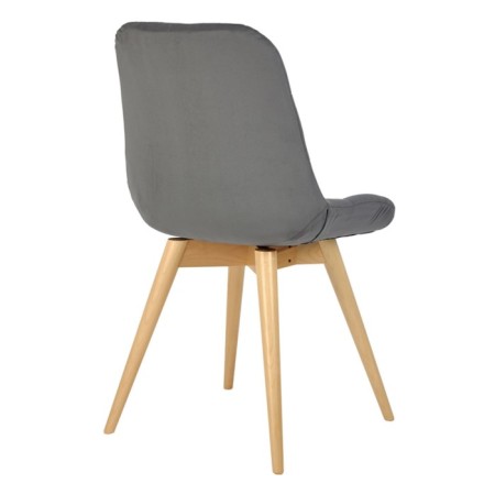 Dining stool Polini Home Verona SD, color gray-natural color-3