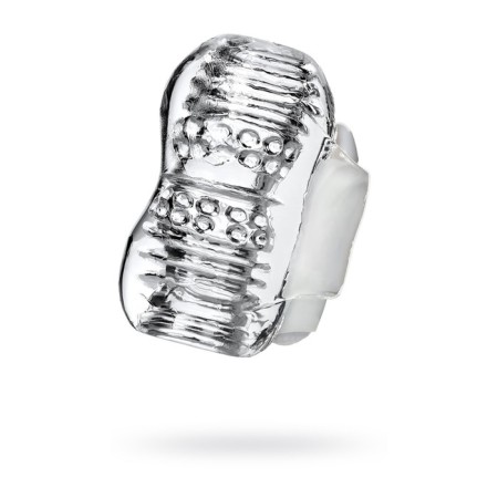 Masturbator Unrealistic Lingam byfa Khani, TPE, Transparent, 9 cm-8