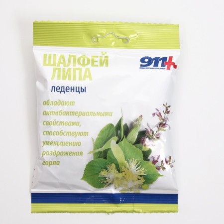 Lollows "911" sage, linden, vitamin C, 50 g