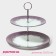 Fruitor Glass Buel -tier round Daulay "Lavender branch", D = 25/20 cm
