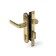 Crystone Castle APECS 1226/60-G, with a handle, color gold