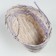 Wicker basket, d25 x 18 x 11/19 cm, purple, bamboo