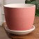 Flower pot "Round relief" Pink relief 6 l