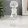 Diffuser for essential oils with a “flowers” ​​lid 50 ml transparent 5x5x10.8 cm