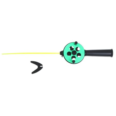 Winter fishing rod "Profi" UP-2, pen Plastic, whip polycarbonate, green color