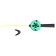 Winter fishing rod "Profi" UP-2, pen Plastic, whip polycarbonate, green color
