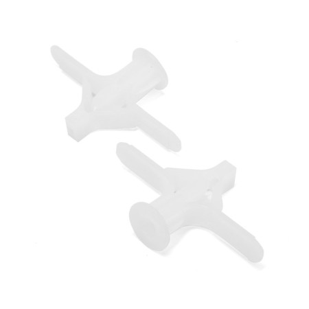 Dowel Tundra, type of butterfly 30x50, white color, 25 pcs.