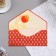 Money envelope "On Birthday!" Cutting off, congregation, embossing, orange background, 9.3x19 cm