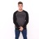 The male sweatshirt was launched, the color is black, size 50