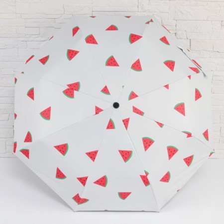 Automatic umbrella "Summer Fruit", windproof, 3 additions, 8 spokes, r = 48 cm, color mix-13