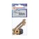 Story Masterprof IS. 130191, 8 mm with toilet nuts, brass, 2 pcs.