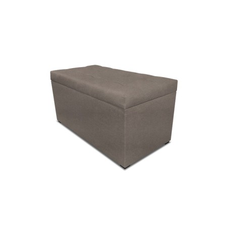 Puff with a lid and weighting, 800 × 400 × 420 mm, lunar matting, color Beige-1