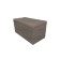 Puff with a lid and weighting, 800 × 400 × 420 mm, lunar matting, color Beige