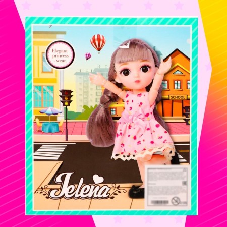 Magan Fashionable Acting Doll, with a pet and accessories, mix-6