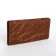 Women's wallet on a magnet, brown color