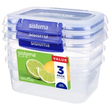 Set of containers 1 liter, 3 subjects, mix