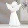Polystone souvenir "Snowty angel-girl with roses" mix 12.5x7.5x7 cm