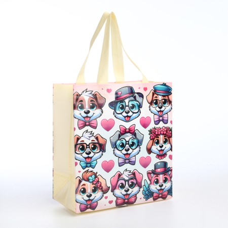 Bag baby puppies, 23*12*25, Department without lightning, pink