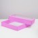 Box the team, cover is, with a window, lilac, 38 x 33 x 7 cm