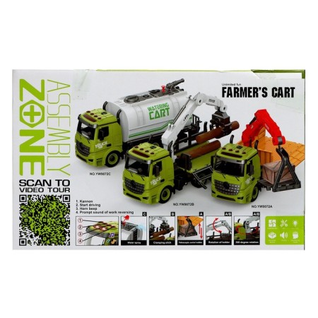 The designer of the screw "Forestry", light, sound, inertia, 76 parts-15