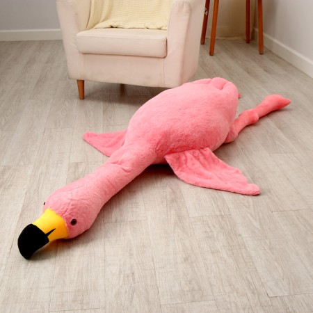 Soft toy "Flamingo", 190 cm, pink color