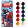 The honey watercolor "Spider-Man", 12 colors, in a cardboard box, without a brush