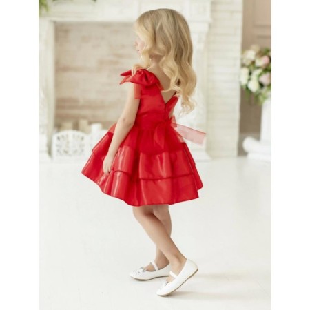 Dress "Sofia", height 116 cm, red color-7